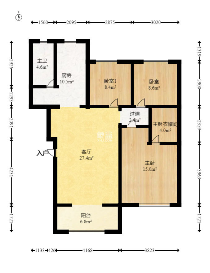 湖南省教育厅西院  3室2厅1卫   135.00万
