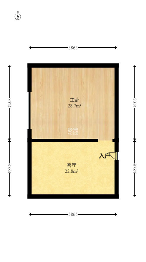 金帆大廈  1室1廳1衛(wèi)   98.00萬