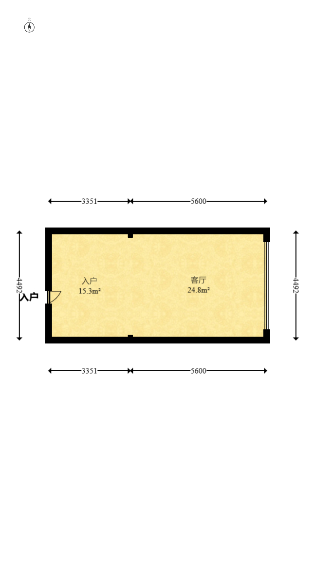 新城悦隽  2室1厅1卫    28.8万 新城悦隽  2室1厅1卫    28.8万户型图