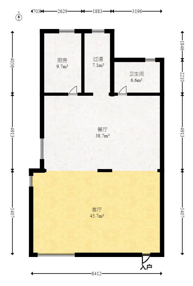 龙湾国际别墅  5室2厅4卫   372.00万室内图1