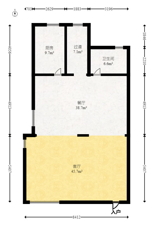 龙湾国际别墅  5室2厅4卫   376.00万室内图1