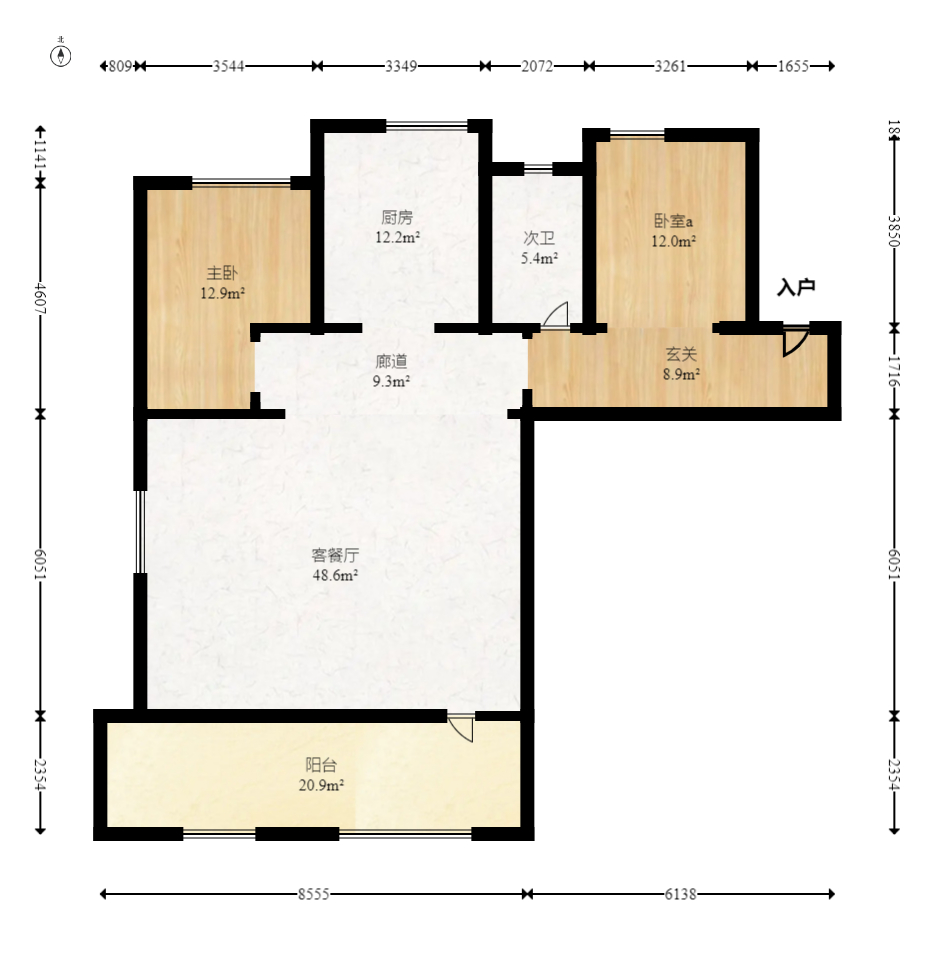 建发央著  4室2厅2卫   288.00万室内图1