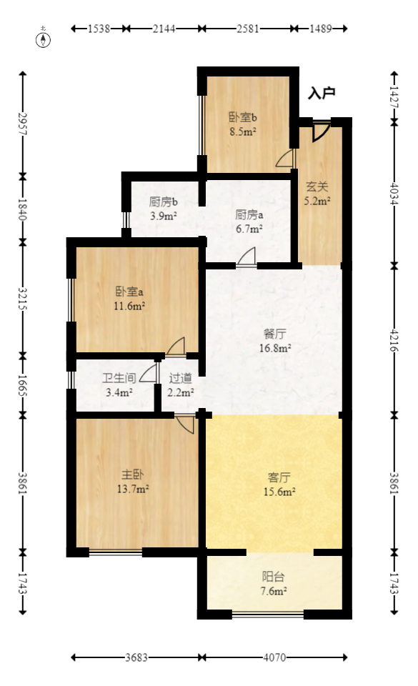 润和之悦(金泽园) 2室2厅1卫 70.76万 润和之悦(金泽园) 2室2厅1卫 70.76万户型图