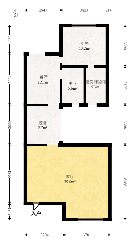 山水湾  5室3厅3卫   344.60万室内图1