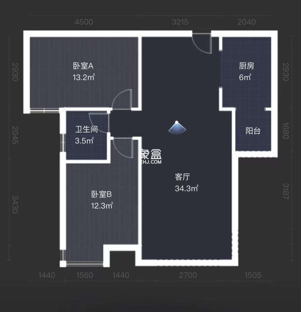 金水湾 2室2厅1卫 48.0万 金水湾 2室2厅1卫 48.0万室内图
