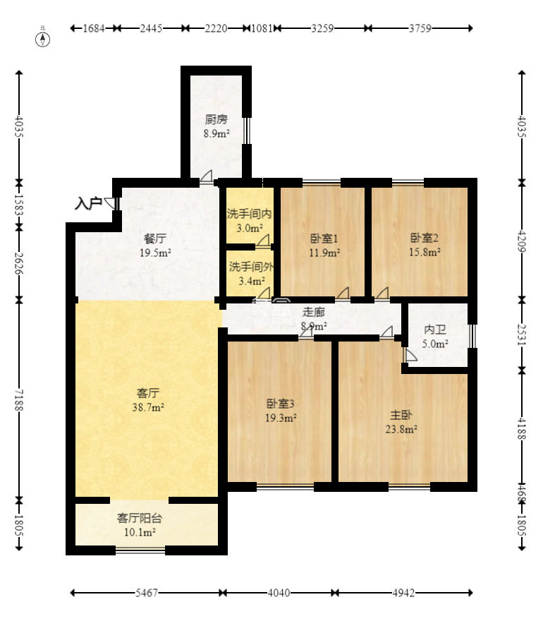 至雅大厦  5室2厅2卫   161.50万