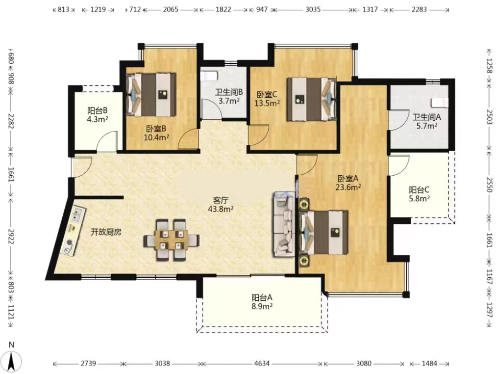 蓝溪谷  4室2厅2卫    65.8万 蓝溪谷  4室2厅2卫    65.8万
