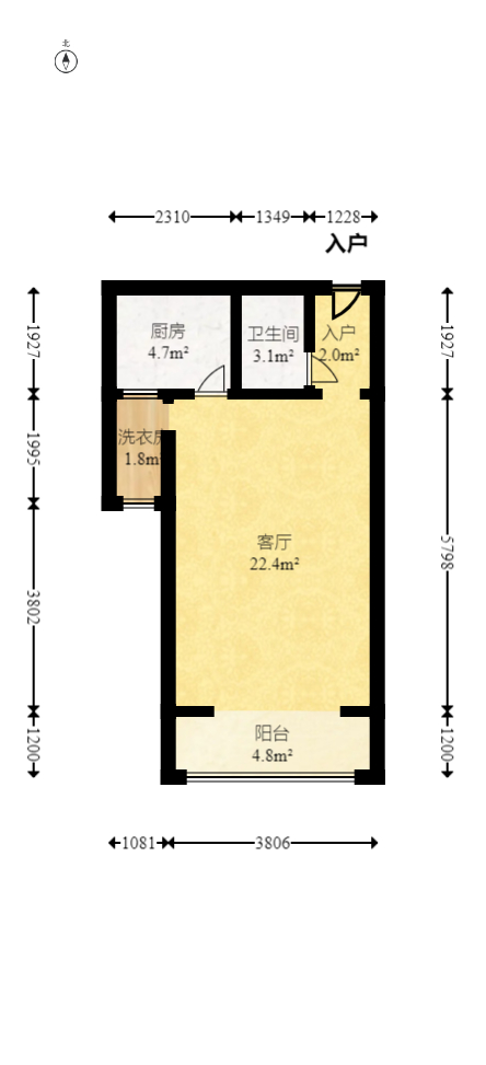蓝山郡  0室0厅0卫   33.80万室内图1