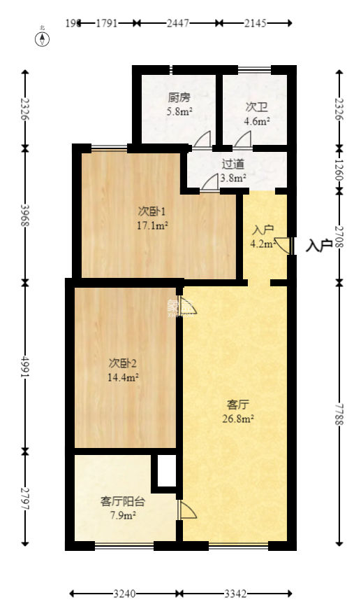 劳动路380号（建设银行宿舍）  5室2厅1卫   150.00万