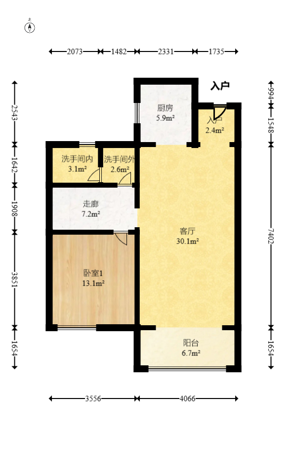 阳光城尚东湾青云苑 4室2厅2卫 100.0万 阳光城尚东湾青云苑 4室2厅2卫 100.0万户型图