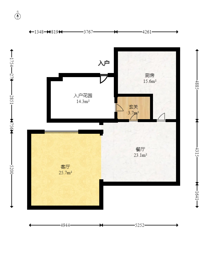 万科金域华府三四期  5室2厅1卫    430.0万室内图1