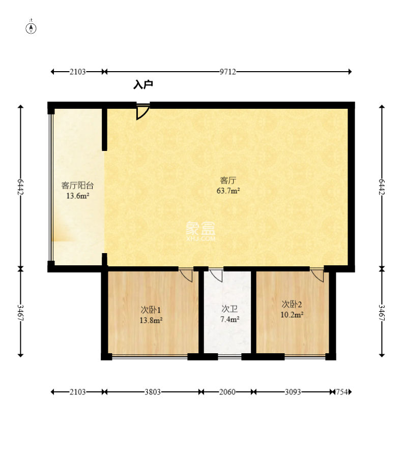 新大新  3室2厅2卫   120.00万