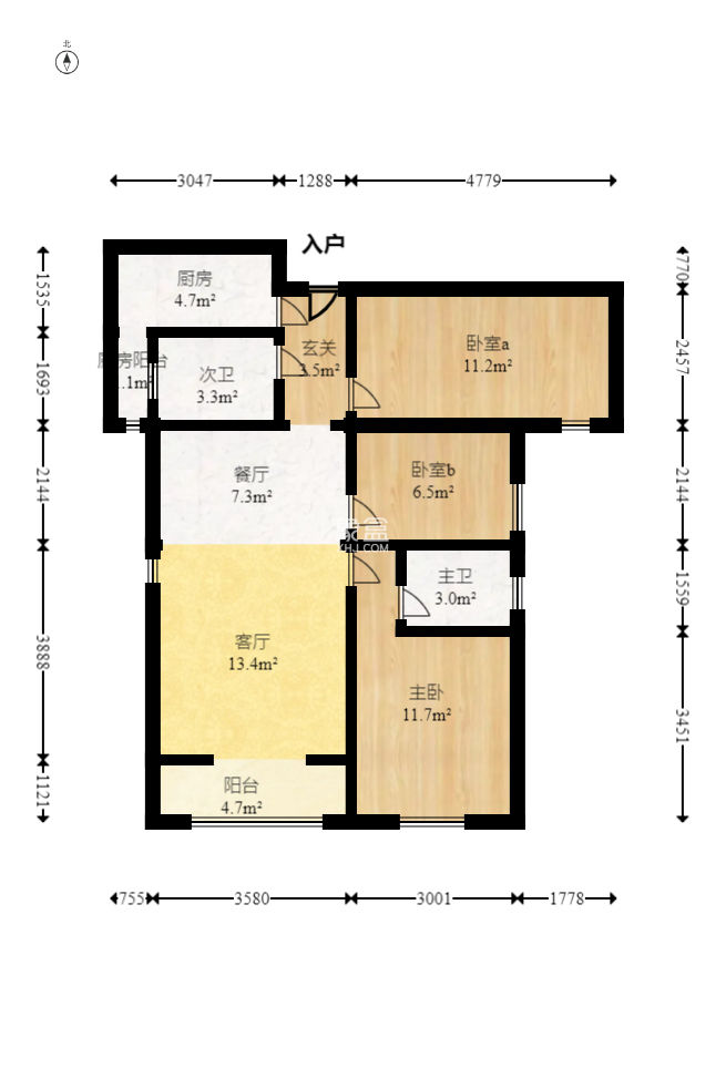 中国铁建梅溪青秀二期  3室2厅2卫    124.8万