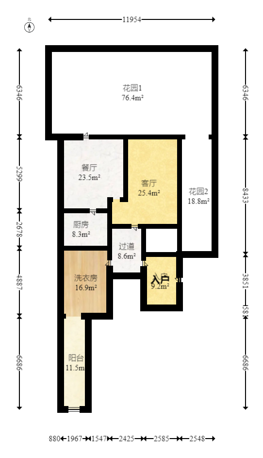 青竹湖畔  5室2厅2卫   999.00万室内图1