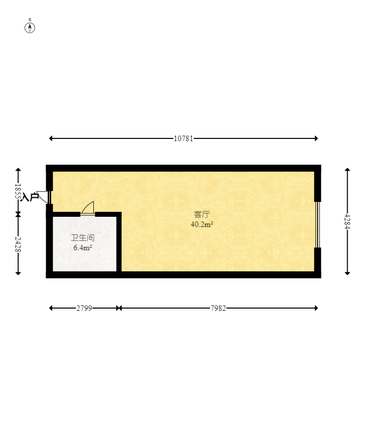 雅居乐新地  1室1厅1卫    33.8万 雅居乐新地  1室1厅1卫    33.8万户型图