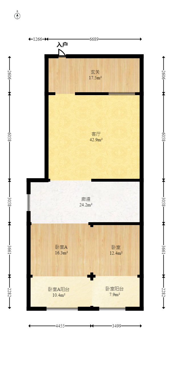 卓越麓山别墅（麓山峰境产权麓山花苑）  5室2厅5卫   600.00万室内图1