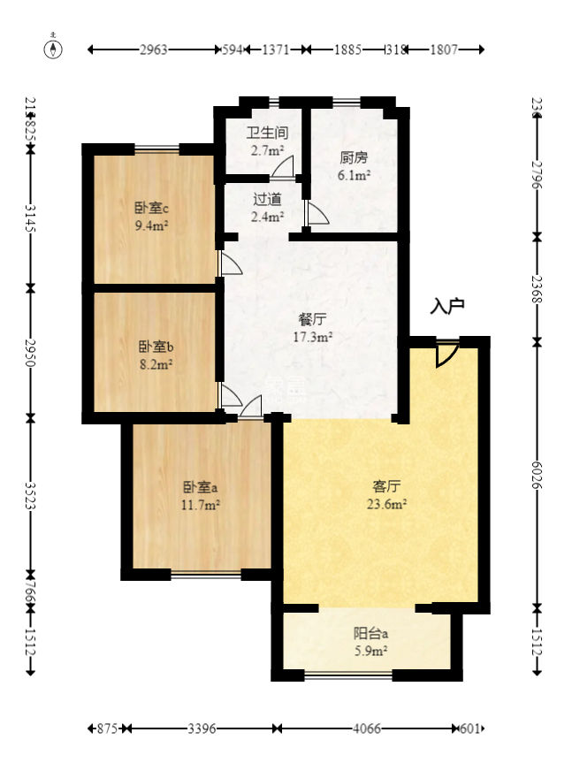 鄱阳小区  5室1厅2卫   63.00万