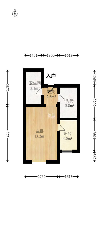广泰锦苑  1室1厅1卫   29.50万