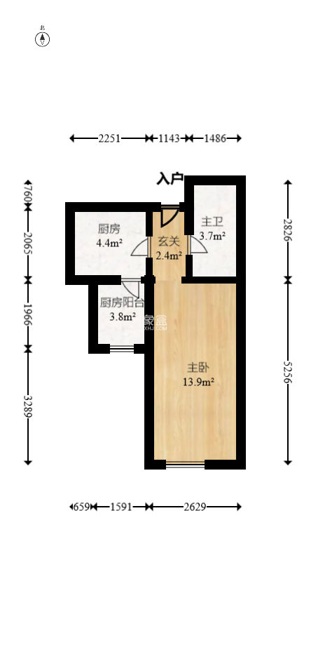 中建芙蓉工社  1室1厅1卫   35.00万