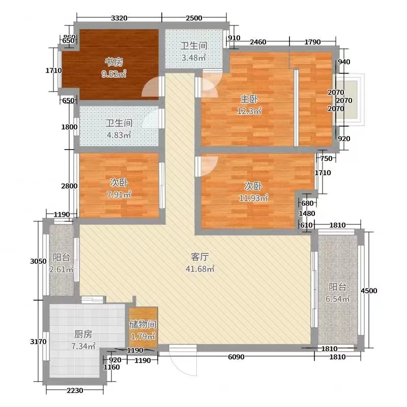磐龙生态社区 4室2厅1卫 42.80万 磐龙生态社区 4室2厅1卫 42.80万室内图