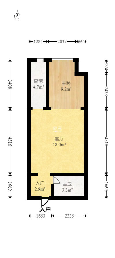 先锋东外滩  1室1厅1卫   39.80万