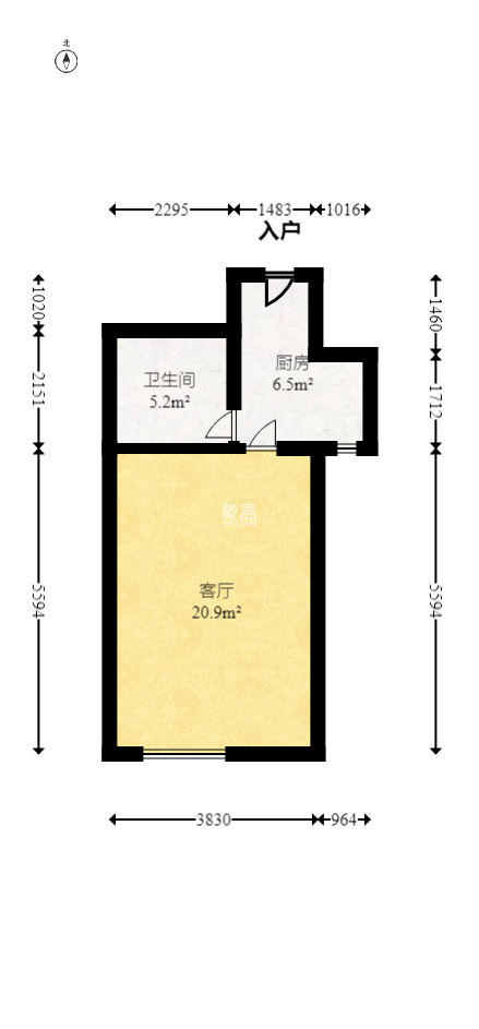海林馨香雅苑  1室1厅1卫   32.00万