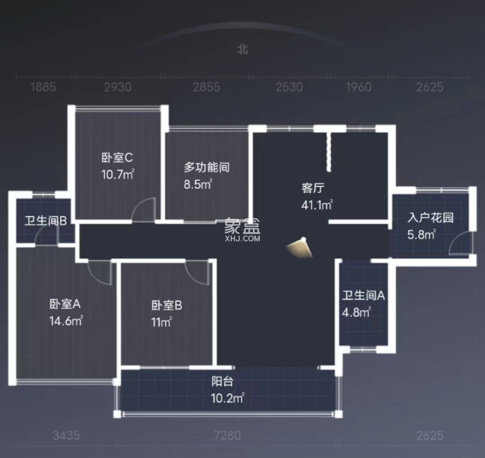 日盛山湖城 4室2厅2卫 85.0万 日盛山湖城 4室2厅2卫 85.0万室内图