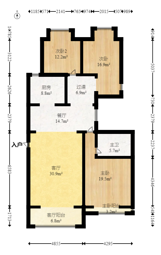 顺天御岭  6室2厅2卫   198.00万室内图1