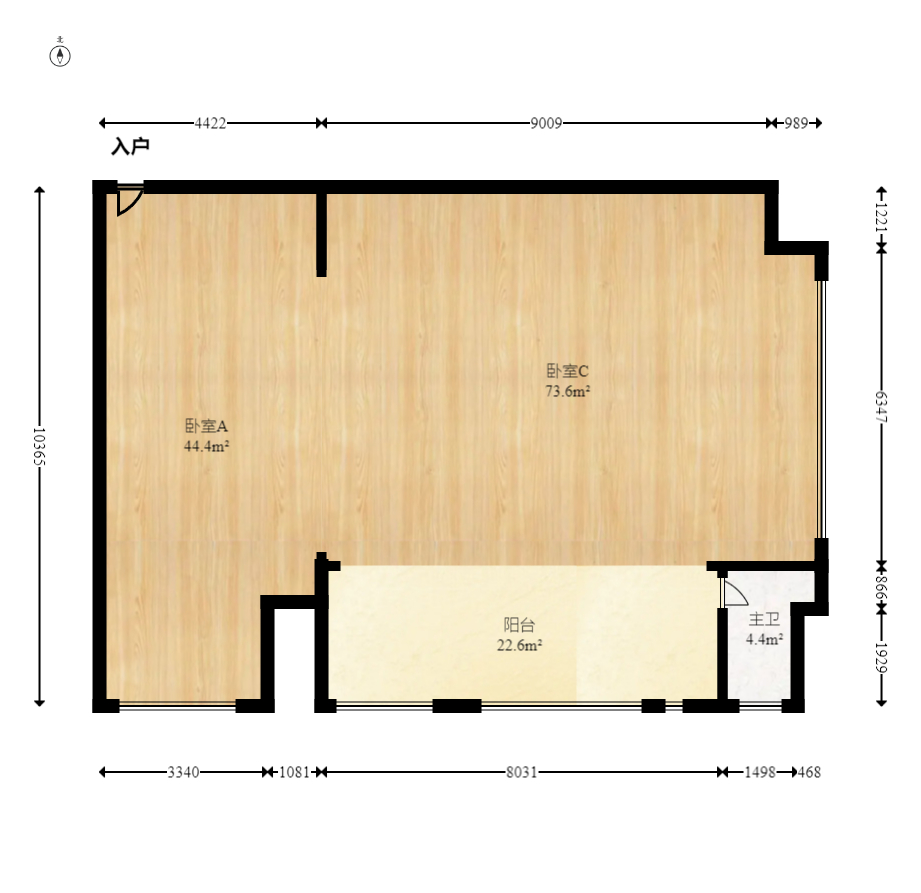 中建芙蓉嘉苑  1室1厅0卫   29.90万室内图1