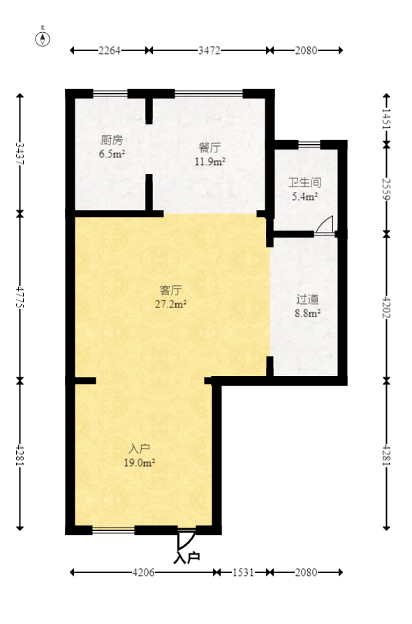 御邦  5室2厅4卫   310.00万室内图1