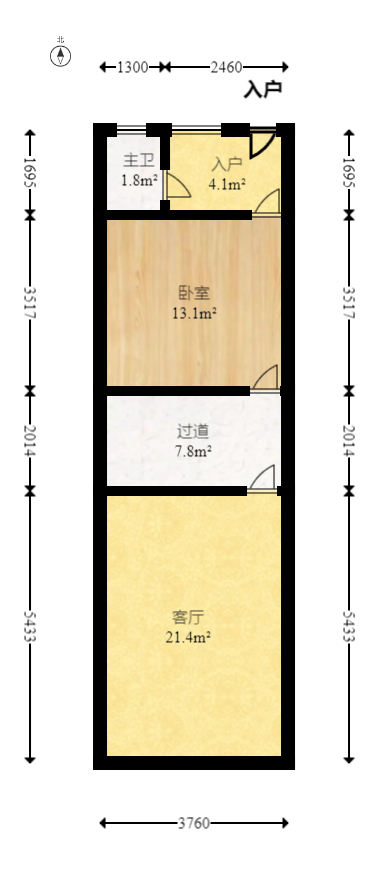 星沙二区  4室4厅4卫   126.00万室内图1