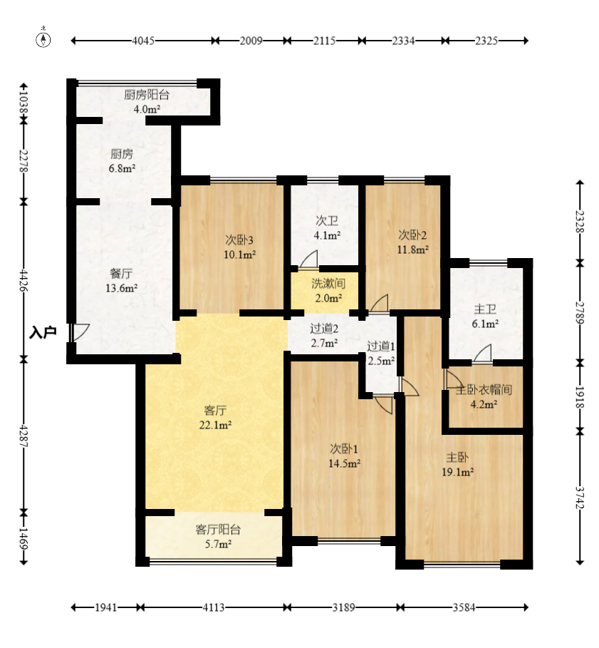 世茂外滩里(世茂铂翠湾三期)  4室2厅2卫    238.0万 世茂外滩里(世茂铂翠湾三期)  4室2厅2卫    238.0万户型图