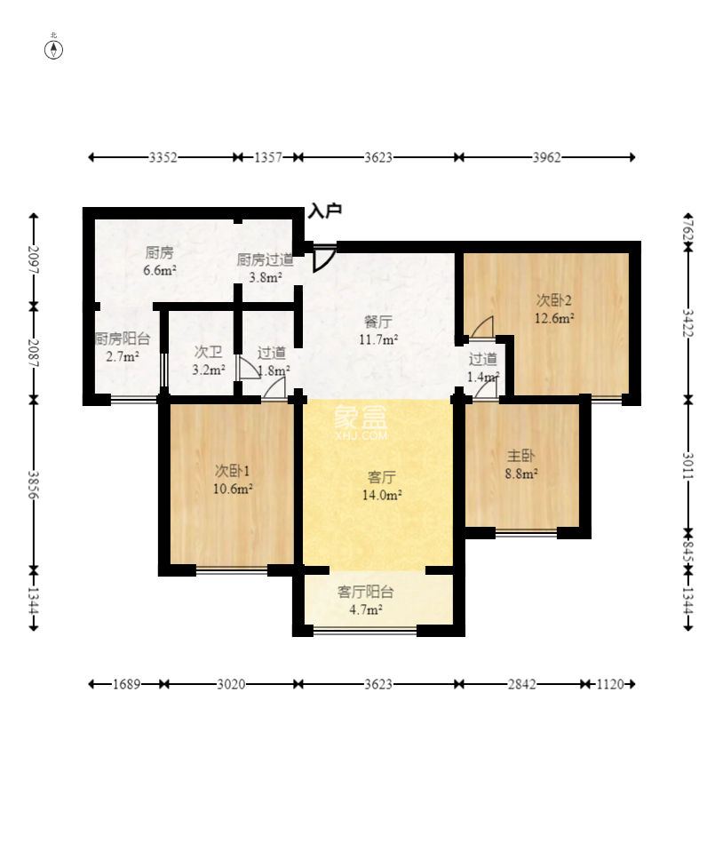 世茂外滩里（世茂铂翠湾三期）  3室2厅1卫    147.93万