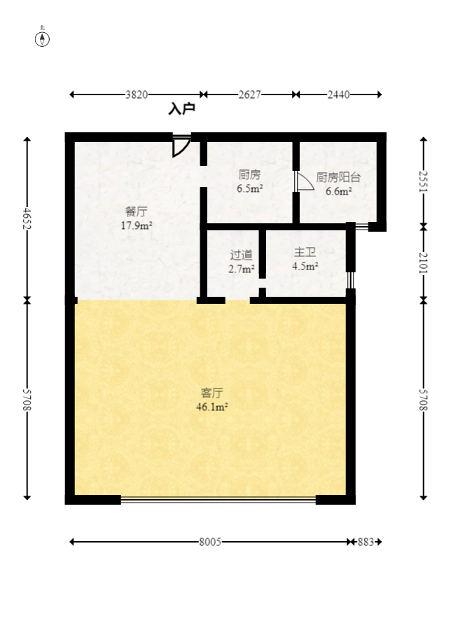保利西海岸A区  4室2厅2卫    337.97万室内图1
