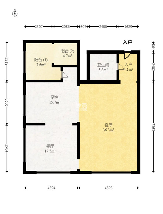 麓谷坐标  4室2厅1卫   165.00万