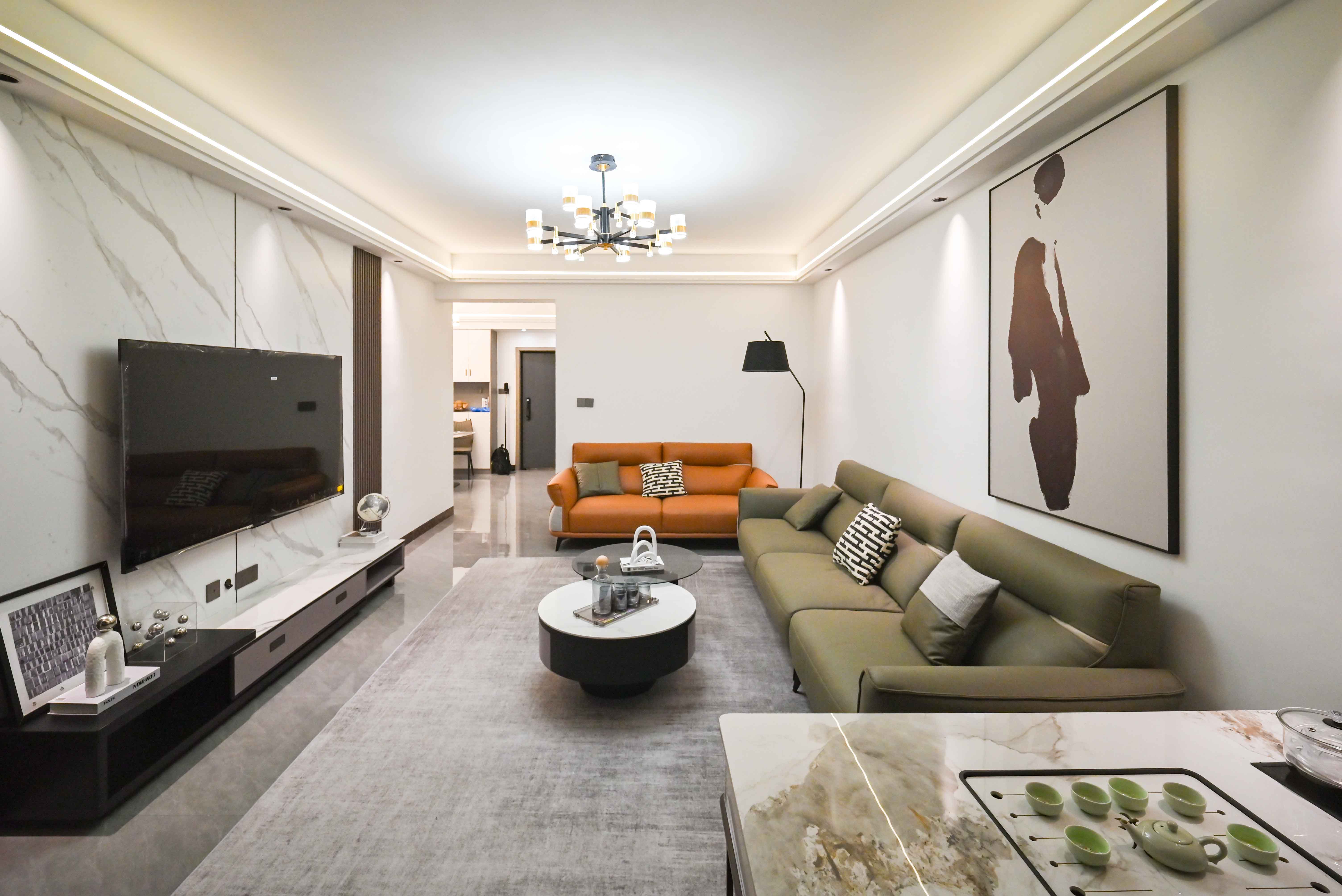 城市山水豪园（山水城市风景）  3室2厅1卫    132.0万客厅