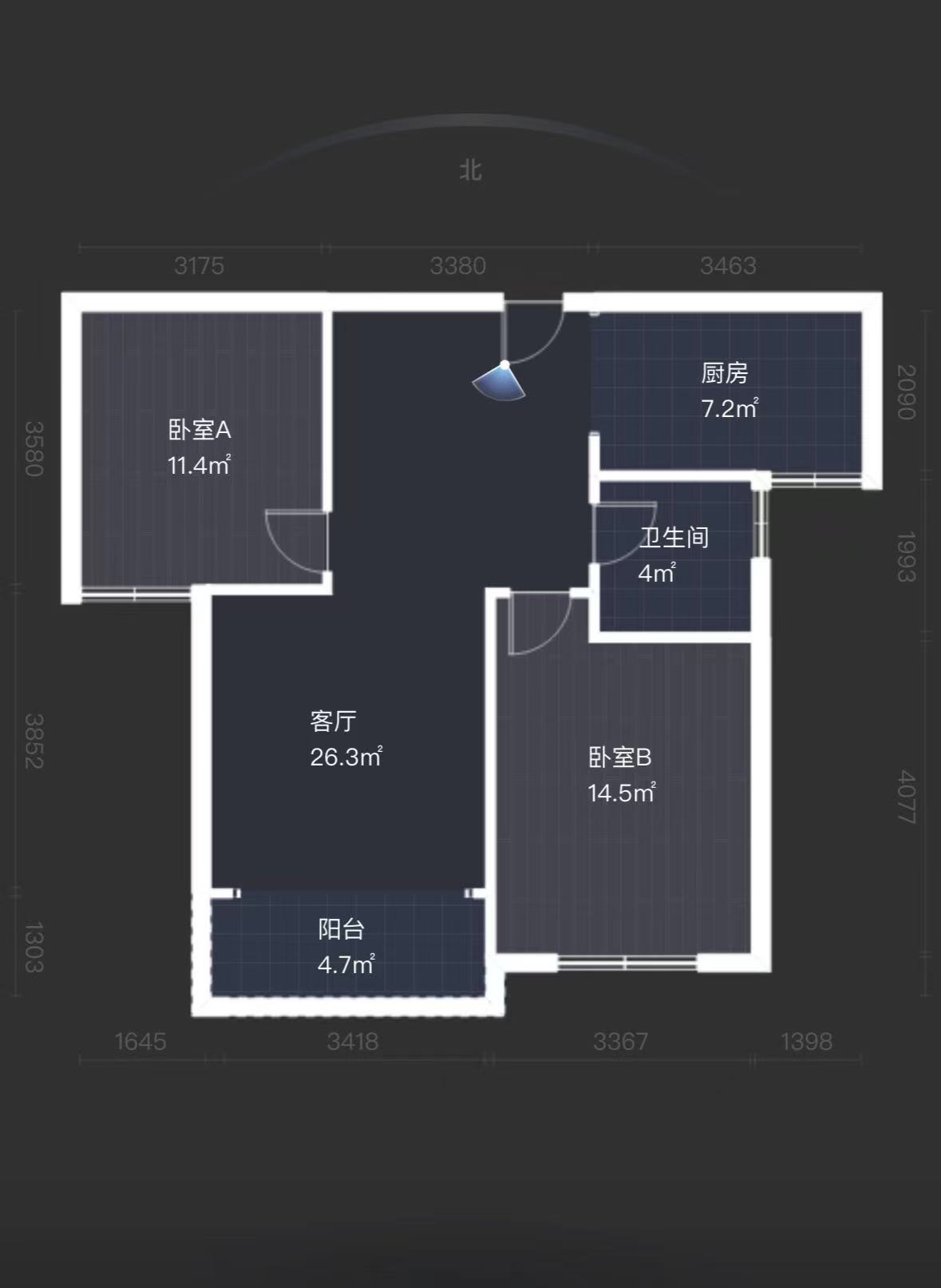 康馨佳园  2室2厅1卫   50.80万