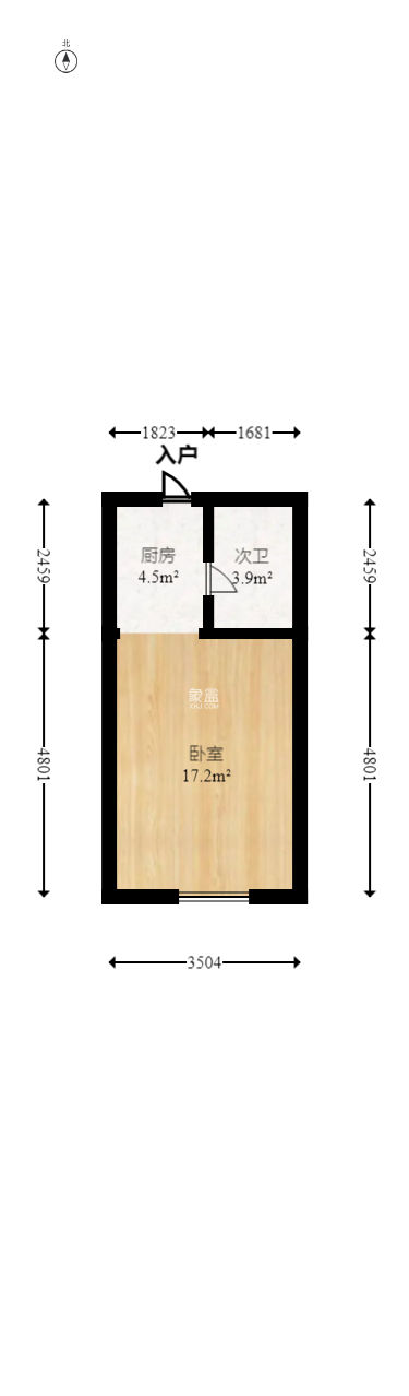 龙湖水晶郦城  1室1厅1卫   40.00万