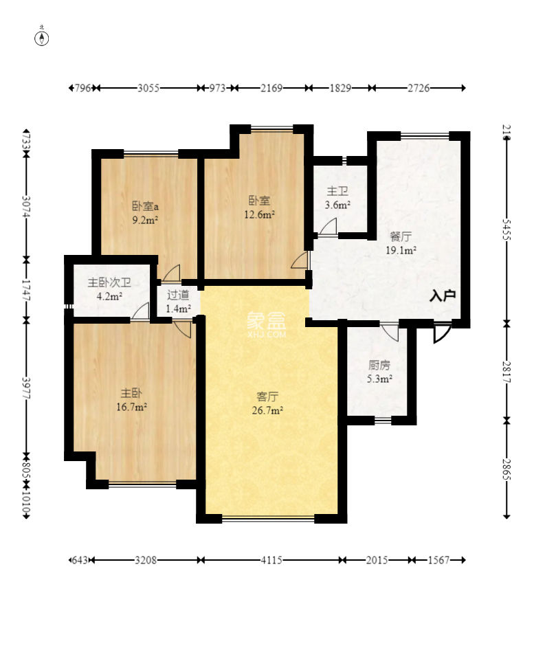 星城春晓  3室2厅1卫    95.0万