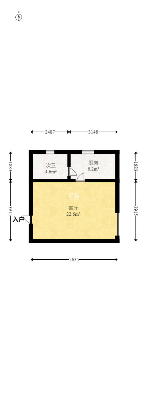 涂家冲社区（涂新小区、农商银行宿舍）  2室1厅1卫   38.50万