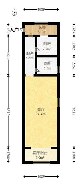 邦盛水岸御园  4室2厅2卫   98.00万室内图1