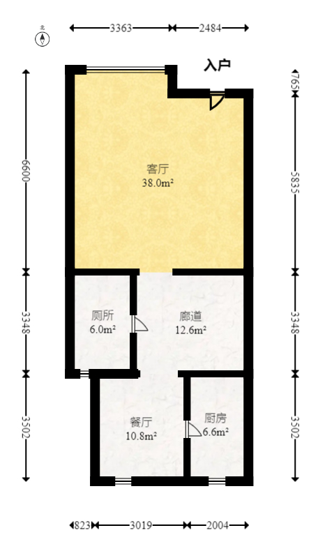 香格里麓山别墅  5室3厅3卫   248.00万室内图1