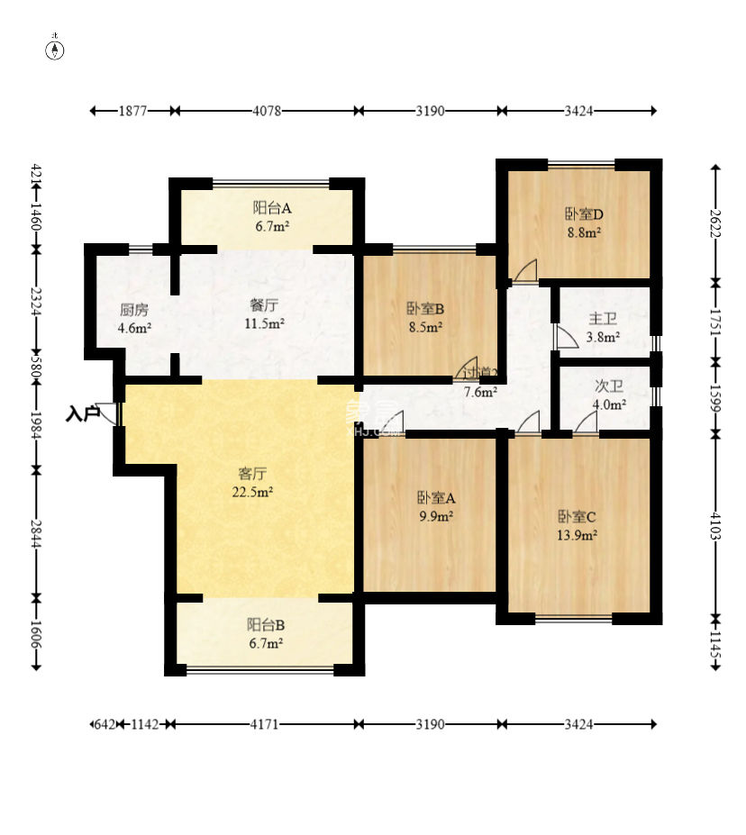 保利大都汇一期、二期  4室2厅2卫    140.0万 保利大都汇一期、二期  4室2厅2卫    140.0万
