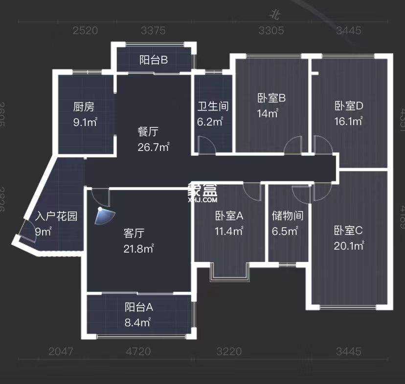 经世龙城  4室2厅2卫   108.00万