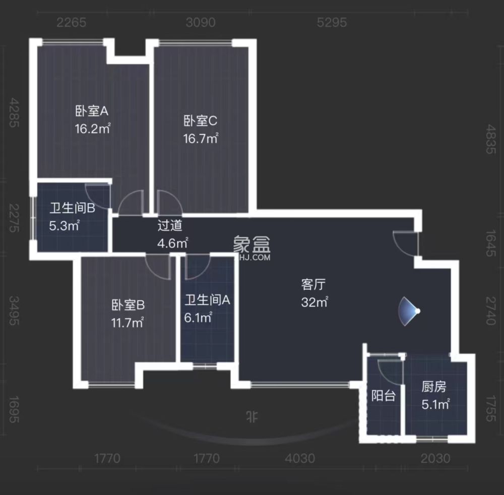 西郡佳园  3室2厅2卫   49.80万