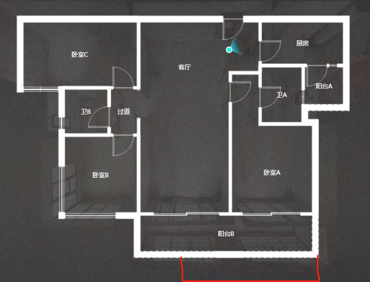 翡翠公园(北大资源)  3室2厅1卫    54.0万 翡翠公园(北大资源)  3室2厅1卫    54.0万室内图