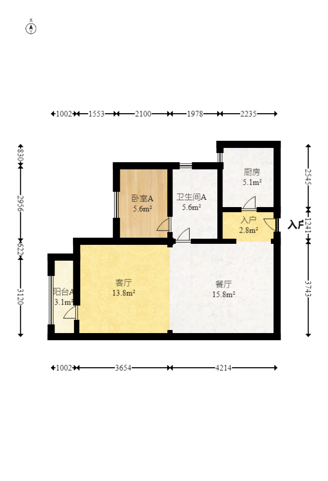 勤诚达境界城 0室0厅0卫 88.0万 勤诚达境界城 0室0厅0卫 88.0万户型图