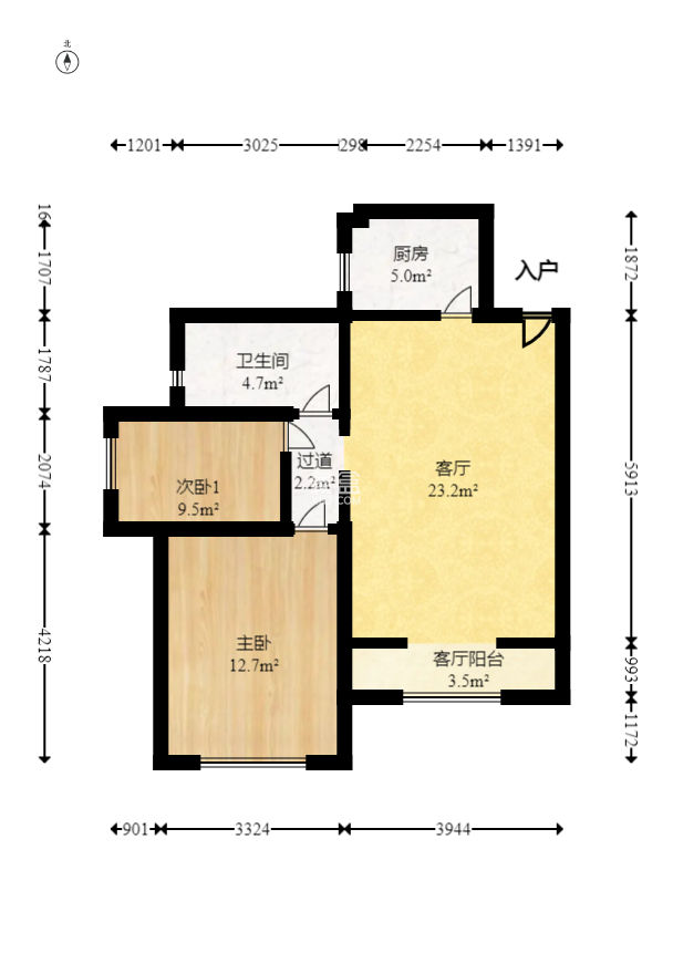 泊林晶城  2室1厅1卫   52.80万