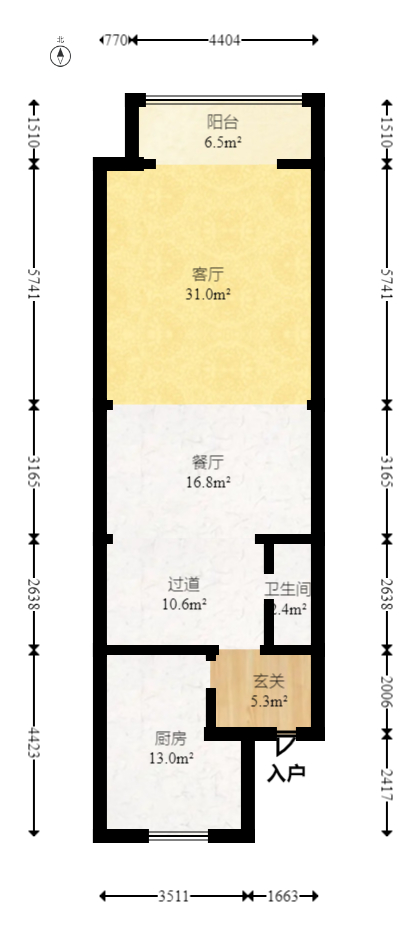 盈峰翠邸  5室2厅5卫   145.00万室内图1