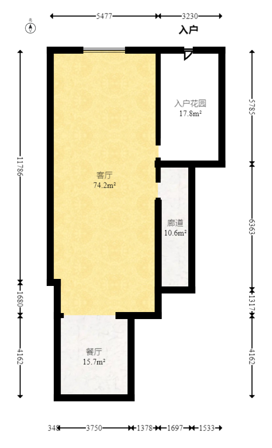 天麓尚层  6室1厅3卫   567.00万室内图1
